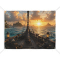Pirate Ship Trunk or Treat Banner & Pirate Party Photo Backdrop - 3 Size Choices