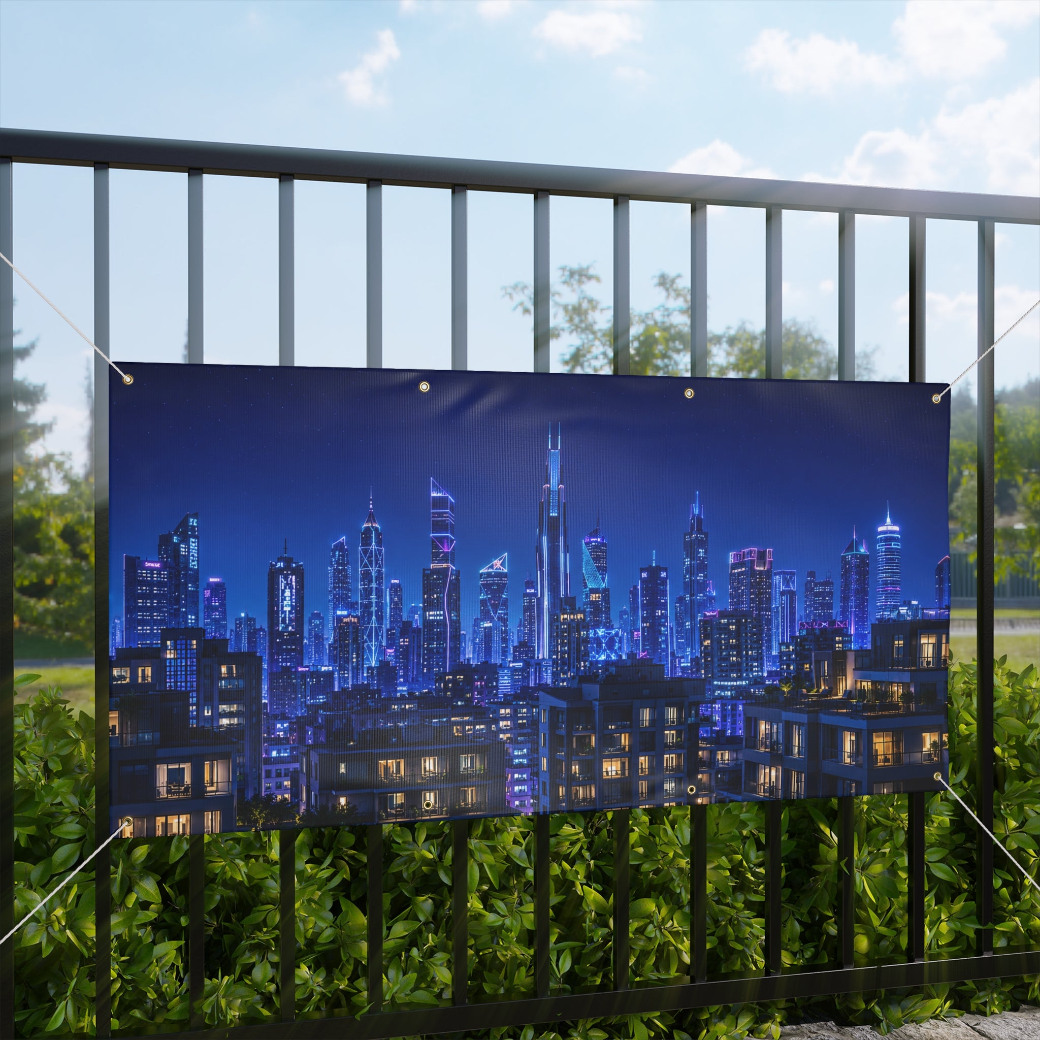 Superhero City Skyline Banner – TrunkScapes. Unfold Fun. Make a Scene.