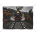 Steam Train Trunk or Treat Banner & Railroad Party Photo Backdrop - 3 Size Choices