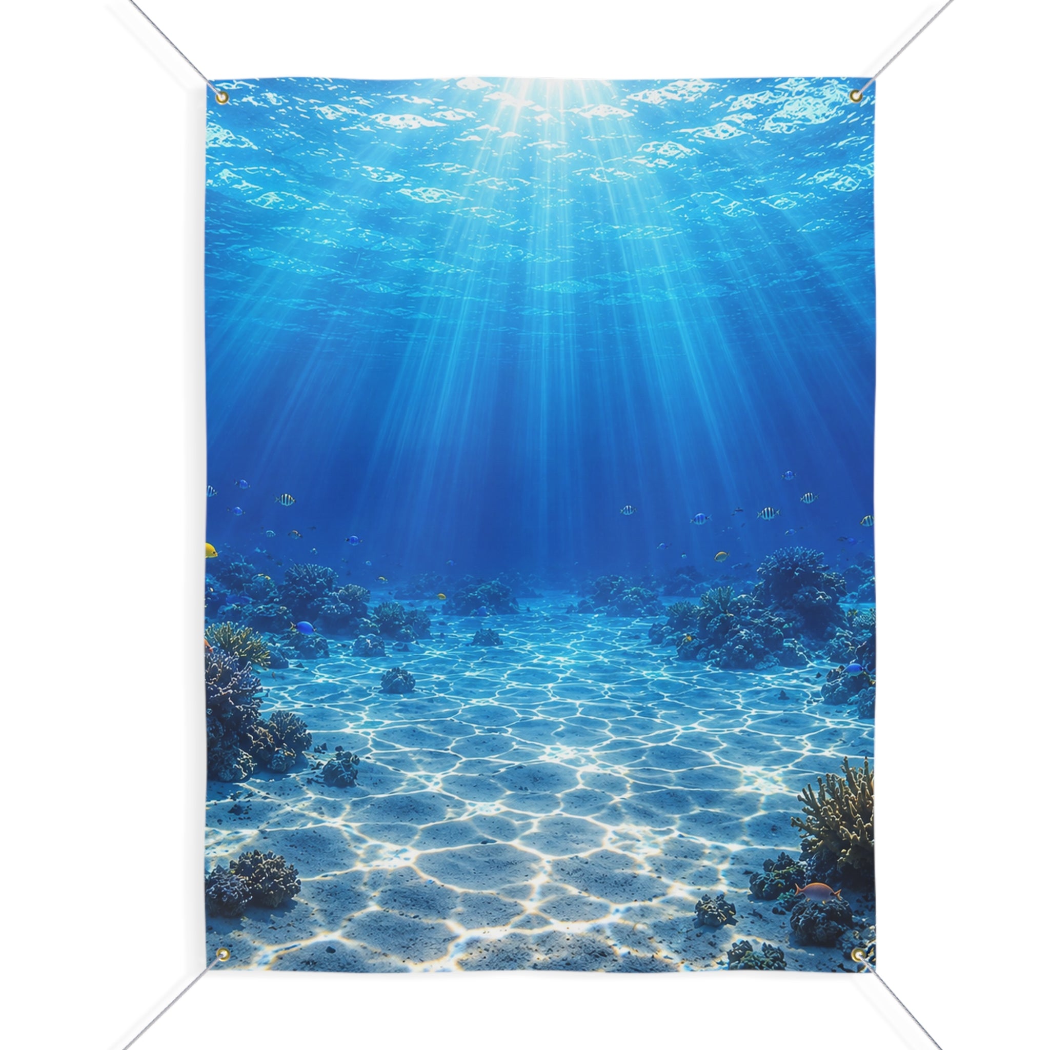 Under the Sea Trunk or Treat Banner & Ocean Party Photo Backdrop - 3 Size Choices
