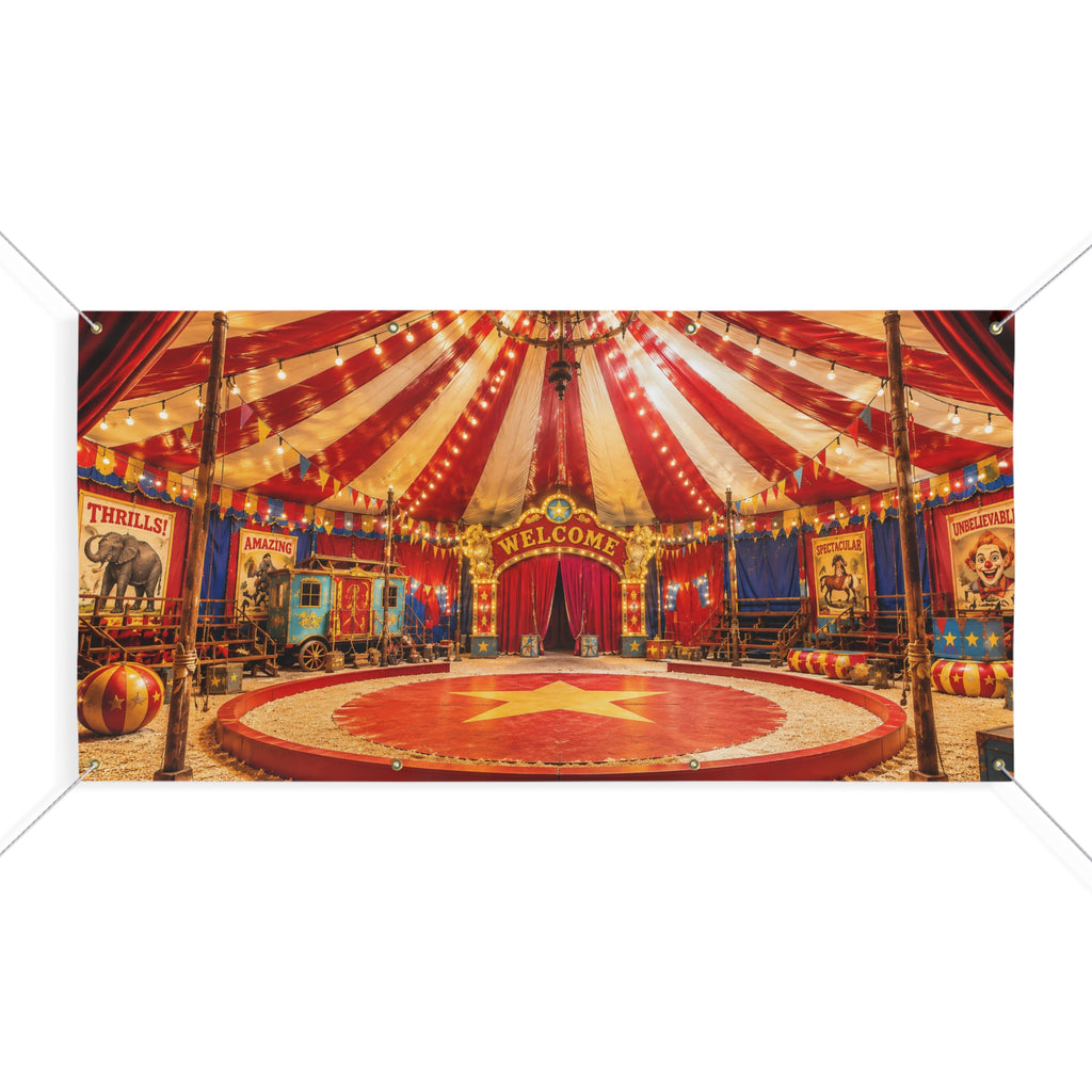 Circus Big Top Banner — TrunkScapes. Unfold Fun. Make a Scene.