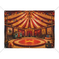 Circus Trunk or Treat Banner & Big Top Carnival Party Photo Backdrop - 3 Size Choices