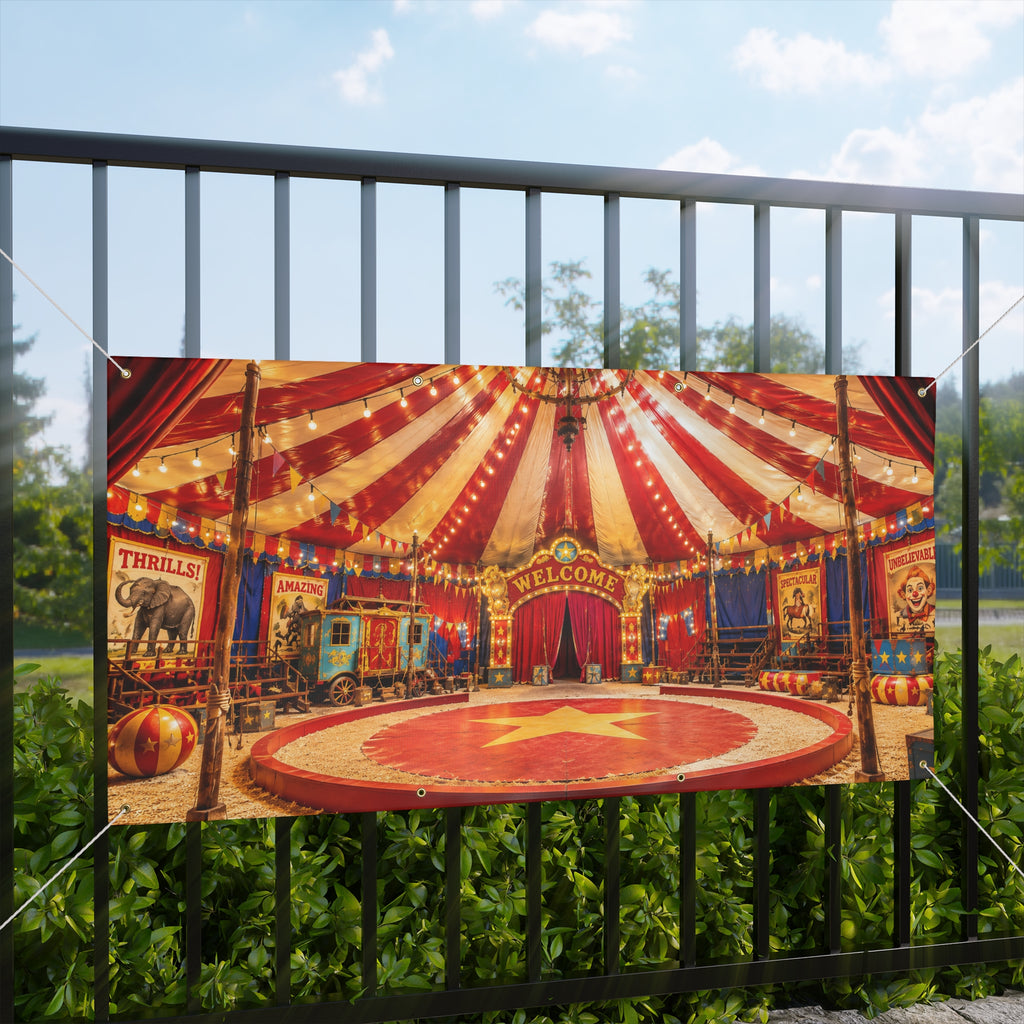 Circus Big Top Banner — TrunkScapes. Unfold Fun. Make a Scene.