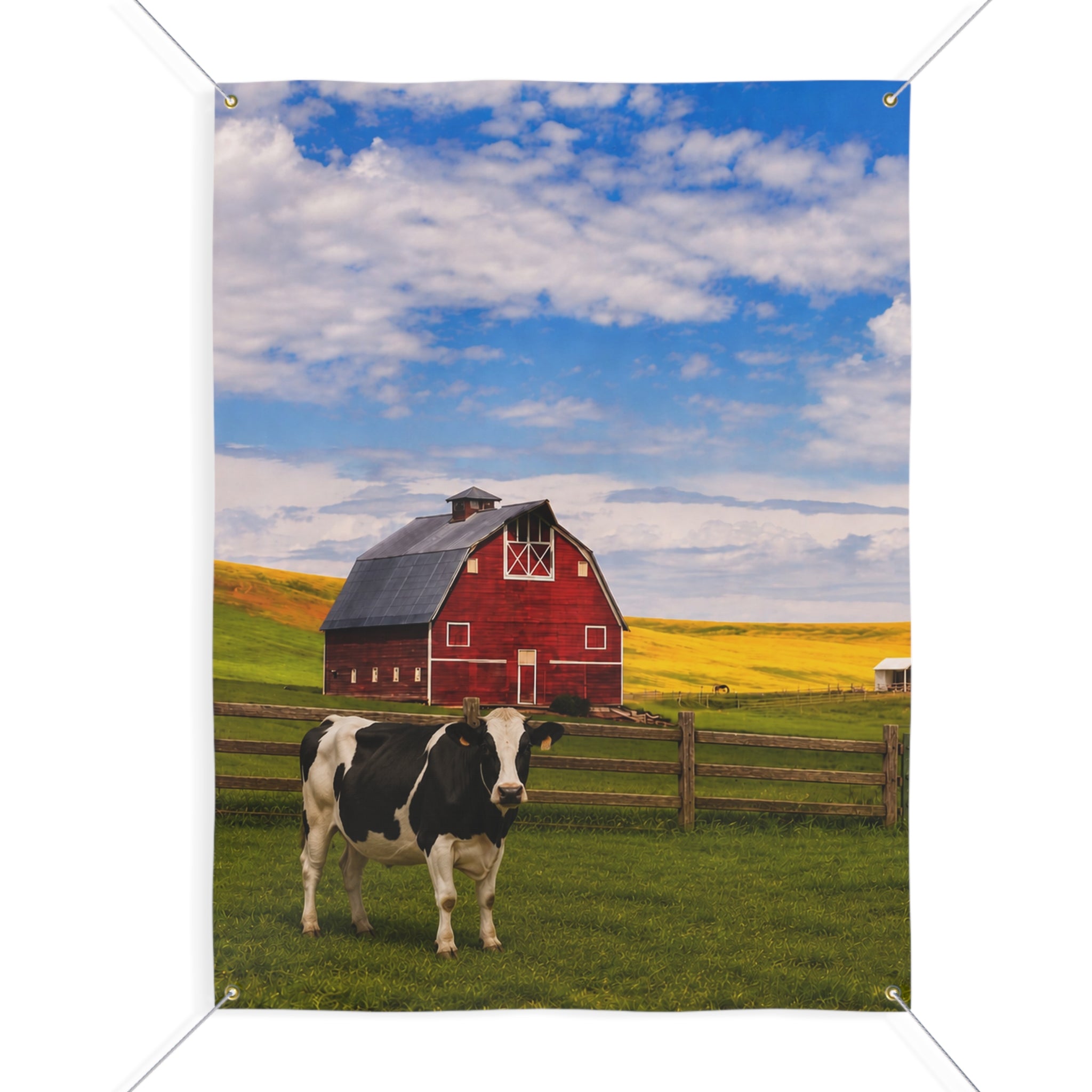 Barnyard Trunk or Treat Banner & Farm Party Photo Backdrop - 3 Size Choices
