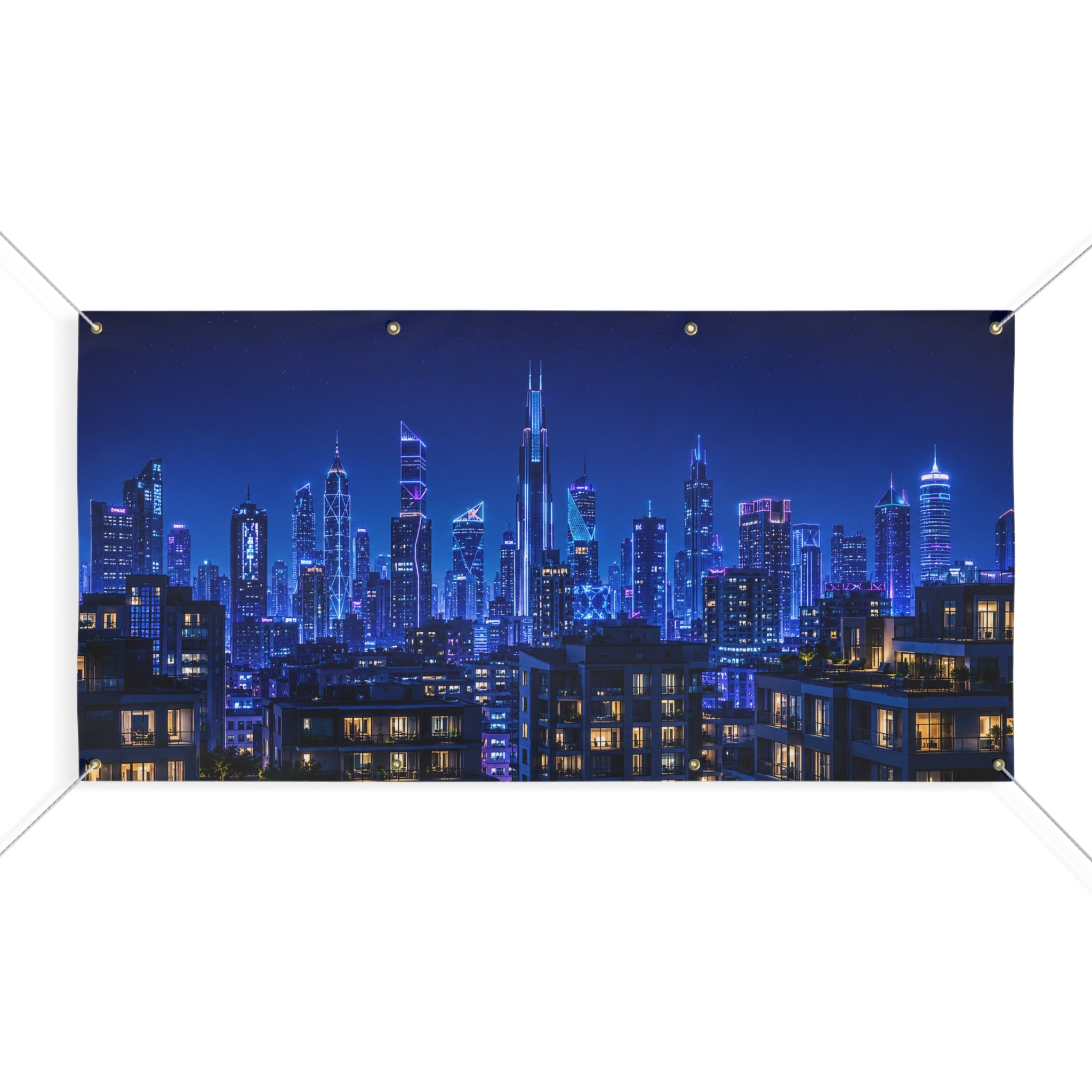 Superhero City Skyline Banner – TrunkScapes. Unfold Fun. Make a Scene.