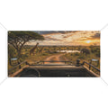 African Wildlife Landscape Banner - TrunkScapes. Unfold Fun. Make a Scene.