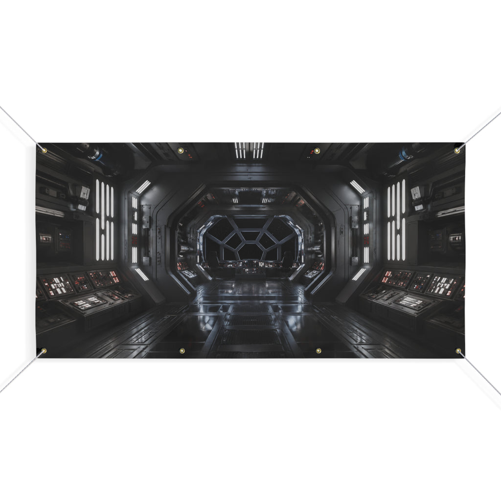 Spacecraft Interior Matte Banner — TrunkScapes. Unfold Fun. Make a Scene.