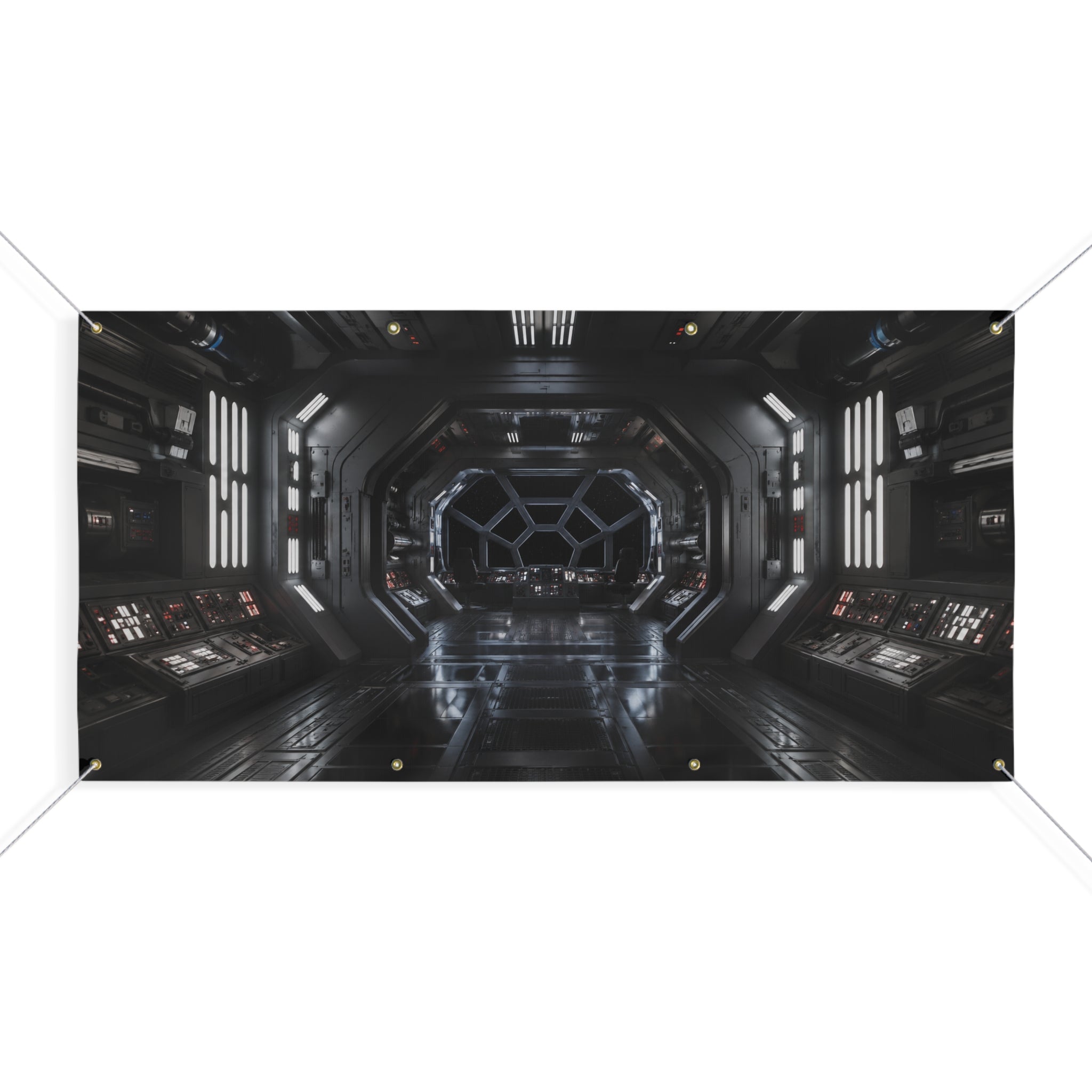 Spacecraft Interior Matte Banner — TrunkScapes. Unfold Fun. Make a Scene.