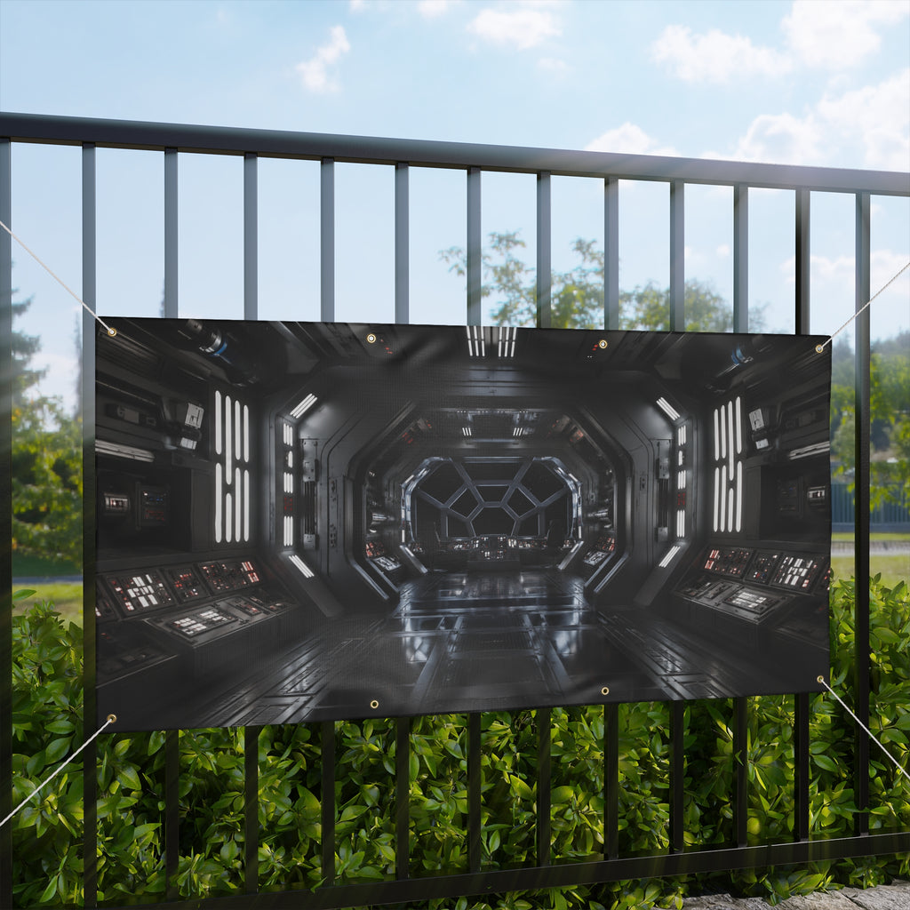 Spacecraft Interior Matte Banner — TrunkScapes. Unfold Fun. Make a Scene.